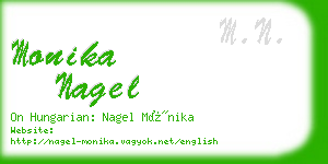 monika nagel business card